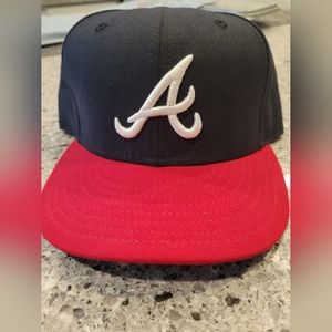 Atlanta Braves New Era Fitted Hat - Size 7 3/8